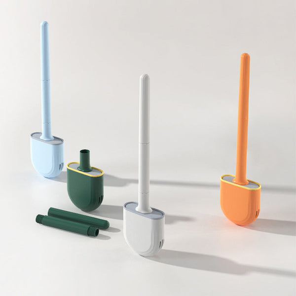 Innovative Silicone Toilet Brush and Holder