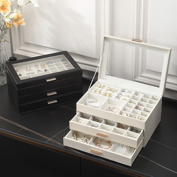 Luxury Leather Jewelry Box