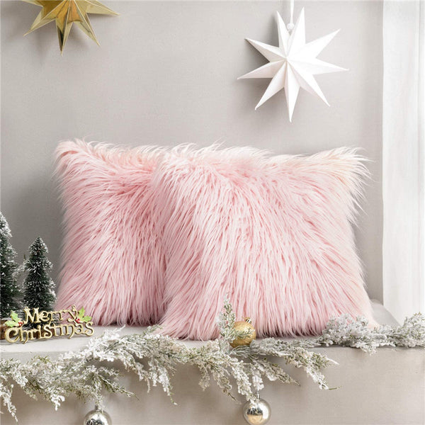 Fluffy Decorative Pillow Covers