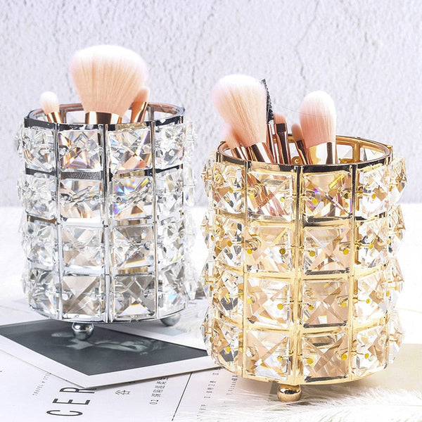 Crystal Makeup Brush Holder